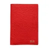 Porta passaporto pelle Lipstick, porta documenti in vera pelle bovina colore rosso - Conti Borbone - stampatello