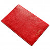 Lipstick leather passport cover, red cowhide genuine leather document holder - Conti Borbone - brand