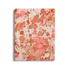 Album foto Silvia in carta marmorizzata color beige, marrone e rosso - Conti Borbone - standard