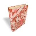 Album photo Samira en papier marbré beige, rose, marron et rouge - Conti Borbone - standard - dos
