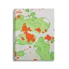 Album foto Michele in carta marmorizzata color arancione. verde e beige - Conti Borbone - standard
