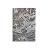 Quaderno in carta marmorizzata a mano  bianco e nero Moon - Conti Borbone - made in Italy