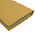 Agenda en cuir Ocra, couleur jaune avec décoration - Conti Borbone - Milan - made in Italy - Marque