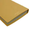 Diario in pelle Ocra colore giallo con decorazione - Conti Borbone - Milano - brand