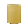 Portapenne in pelle Ocra - Conti Borbone - porta penne in pelle di vitello giallo - decorazione 90