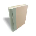 Photo album Aqua with leather spine in blue color and parchment paper - Conti Borbone - spine