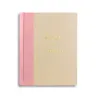 Album foto Camelia con dorso in pelle di colore rosa e carta pergamena - Conti Borbone - personalizzazione stampatello