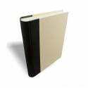 Photo album Dark with black leather spine and parchment paper - Conti Borbone - spine
