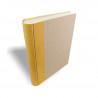 Photo album Ochre with yellow leather spine and parchment paper - Conti Borbone - spine