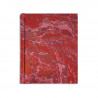 Album foto in carta marmorizzata rosso, blu e bianco Emanuele - Conti Borbone - fronte standard