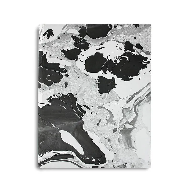 Album photo Perla en papier marbré gray et noir - Conti Borbone - standard