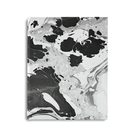 Álbum de fotos Perla en papel jaspeado gris y negro - Conti Borbone - standard