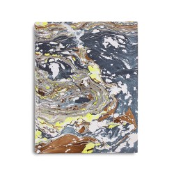 相册 Massimo 采用大理石纹纸，灰色、棕色和黄色 - Conti Borbone - 标准