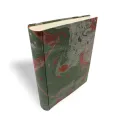 Álbum de fotos Roby en papel jaspeado verde y rojo - Conti Borbone - estándar - lomo