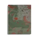 Fotoalbum Roby in marmoriertem Papier grün und rot - Conti Borbone - standard
