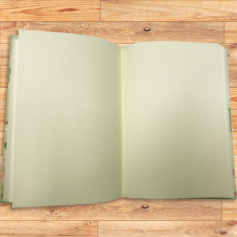 144-page ivory unlined notebook