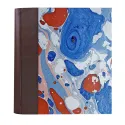 Photo album Cioccolato - leather and marbled paper - Conti Borbone
