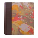 Photo album Cioccolato - leather and marbled paper - Conti Borbone