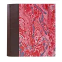 Photo album Cioccolato - leather and marbled paper - Conti Borbone