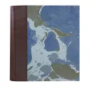 Photo album Cioccolato - leather and marbled paper - Conti Borbone