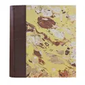 Photo album Cioccolato - leather and marbled paper - Conti Borbone
