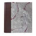 Photo album Cioccolato - leather and marbled paper - Conti Borbone
