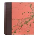 Photo album Cioccolato - leather and marbled paper - Conti Borbone