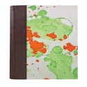 Photo album Cioccolato - leather and marbled paper - Conti Borbone