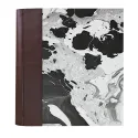 Photo album Cioccolato - leather and marbled paper - Conti Borbone