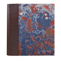 Photo album Cioccolato - leather and marbled paper - Conti Borbone