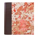 Photo album Cioccolato - leather and marbled paper - Conti Borbone
