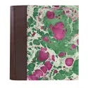 Photo album Cioccolato - leather and marbled paper - Conti Borbone
