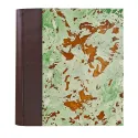 Photo album Cioccolato - leather and marbled paper - Conti Borbone