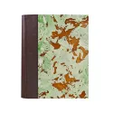 Photo album Cioccolato - leather and marbled paper - Conti Borbone