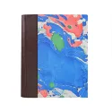 Photo album Cioccolato - leather and marbled paper - Conti Borbone