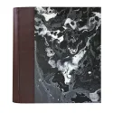 Photo album Cioccolato - leather and marbled paper - Conti Borbone