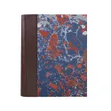 Photo album Cioccolato - leather and marbled paper - Conti Borbone