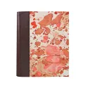 Photo album Cioccolato - leather and marbled paper - Conti Borbone