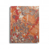 Album foto in carta marmorizzata corallo   marrone Filomena - Conti Borbone - standard