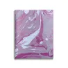 Album foto in carta marmorizzata grigio viola bianco Violetta - Conti Borbone - standard fronte