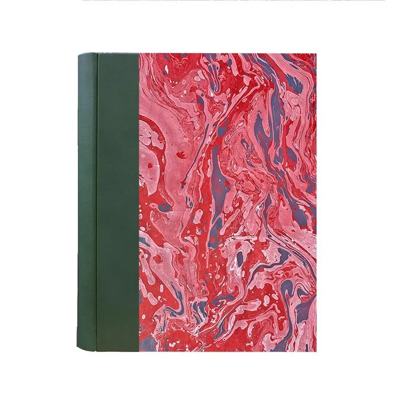 Fotoalbum Pino - Leder und marmoriertes Papier - Conti Borbone