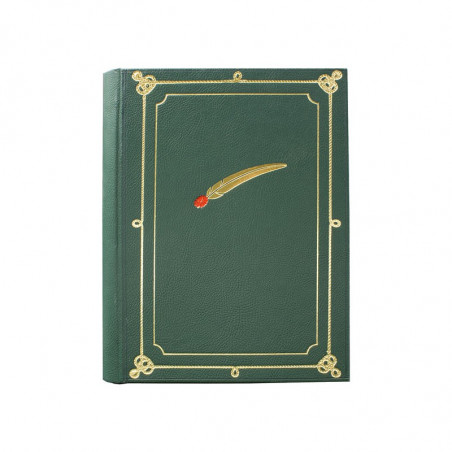 Alpine photo album gathering green leatherette Alpine pen - Conti Borbone - for your alpine gathering