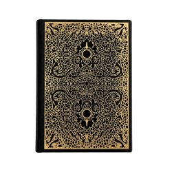 Damasco Diary in black, customizable cowleather
