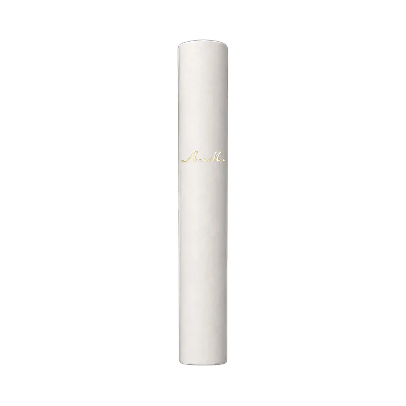 Damasco Diary in white cowleather, customizable with the italics font