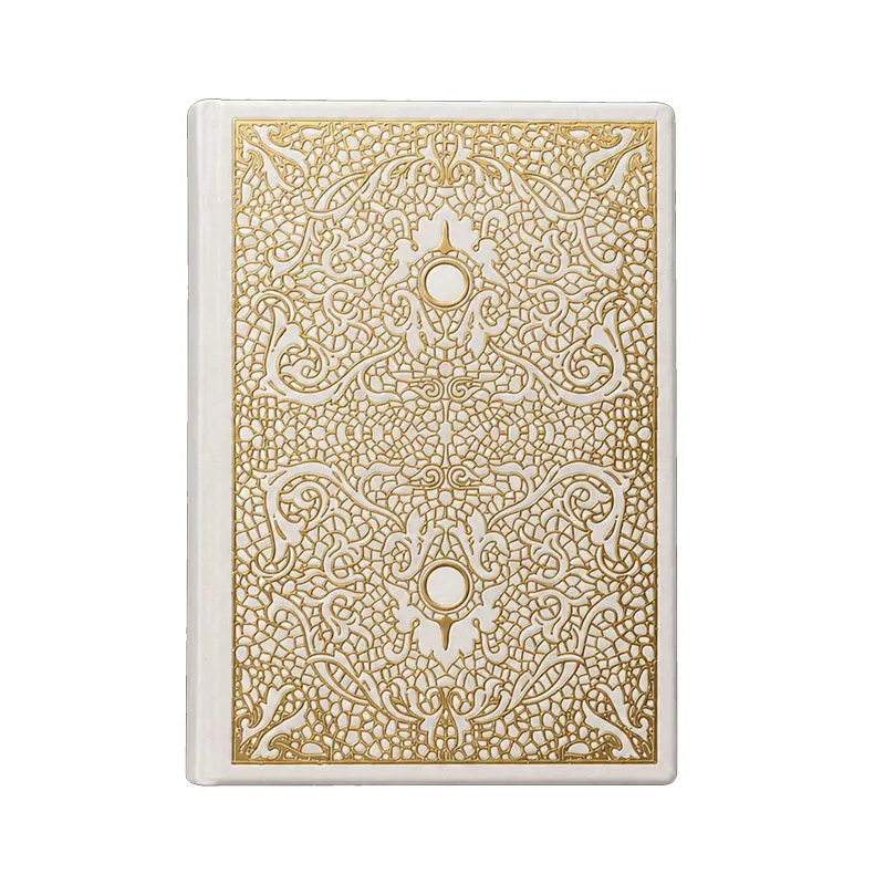 Damasco Diary in white, customizable cowleather