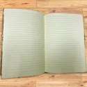 Elfenbeinfarbenes Notizbuch innen 144 Seiten mit Linien