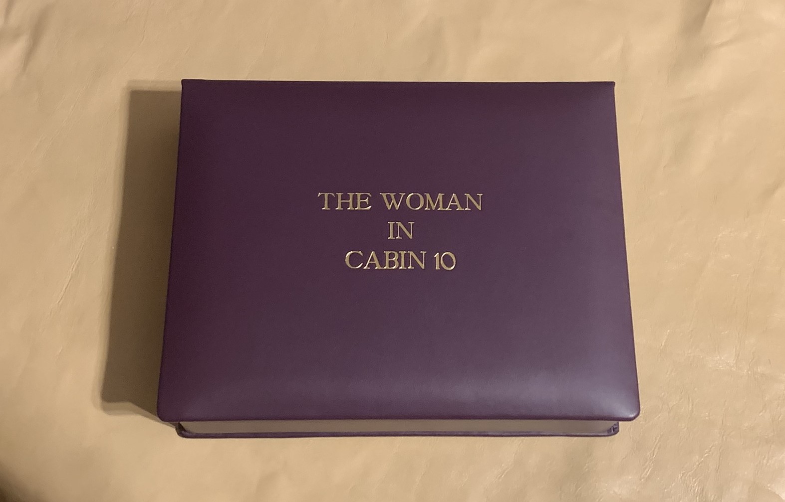 Custom Leather Boxes for The Woman in Cabin 10: Elegance by bookbinder Conti Borbone
