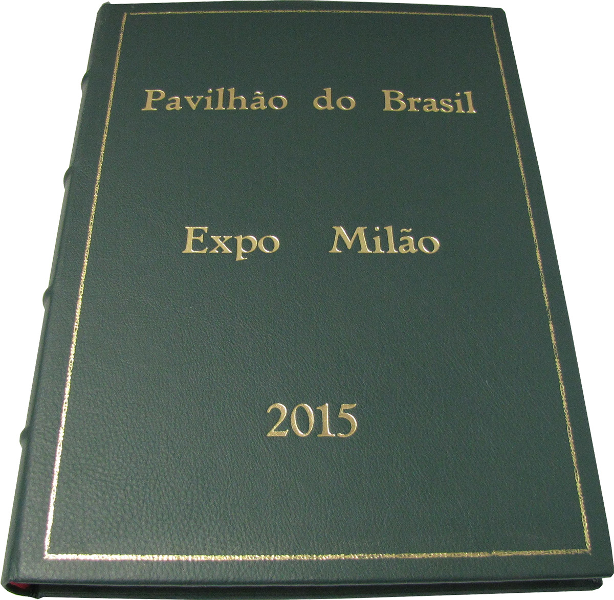 Guest book for the "Pavilhão do Brasil" at Expo 2015